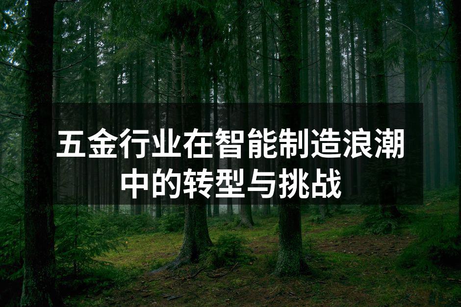 五金行业智能制造展览现场